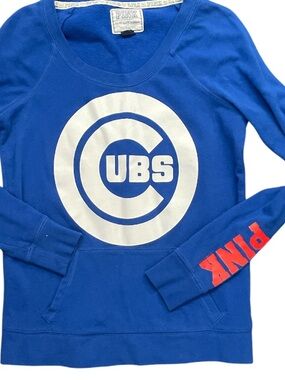 Y2K Victoria’s Secret PINK  MLB Chicago Cubs Sweatshirt — 5th & Ocean size small